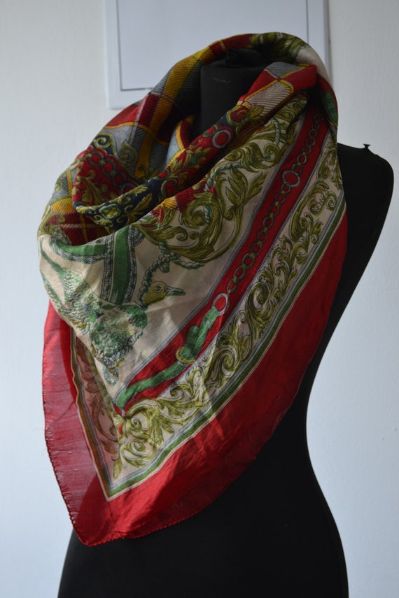 Vintage Peter Hahn silk scarf - image 2