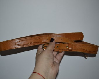 Vintage boho leather belt