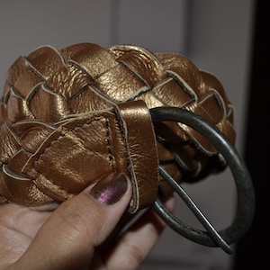 Vintage cooper leather belt