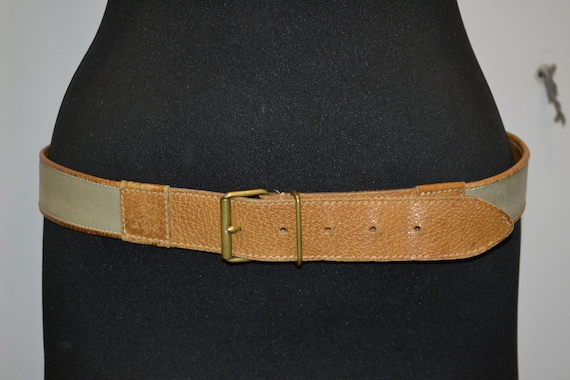 Gianfranco Ferre Black Wrap Belt with Brown Buckle Panel Ferre belt in - Gem main image 3