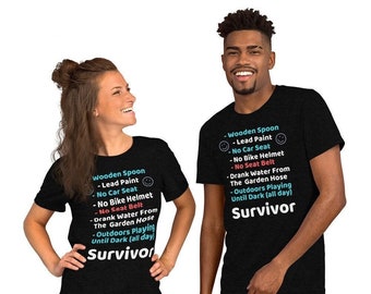 70s Life Shirt, Retro 60s Tshirt, Childhood Survivor Tee, Childhood Memories Gift, 70s Children, 60s Children Shirt, Retro Humor Tshirt