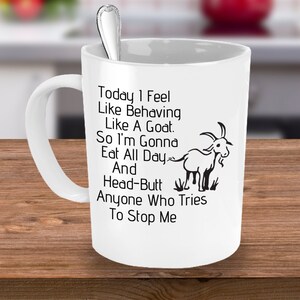 Mug cadeau de chèvre, mug de chèvre, cadeau d’amour de chèvre, cadeau de maman de chèvre, cadeau pour amoureux de chèvre, cadeau de chèvre drôle, cadeau de papa de chèvre, tasse d’animal de ferme