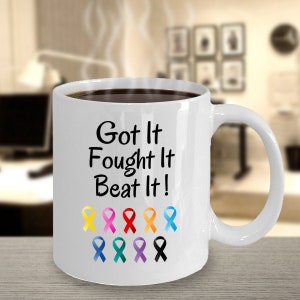 Beat Cancer Gift, Cancer Free Gift, Cancer Patient Gift, Stronger Than Cancer, Cancer Survivor Mug, Cancer Mug, Cancer Warrior Gift