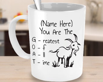 Greatest Of All Time Gift, Personalized Goat Gift, Best Player Ever Gift, Best Spouse Gift, Best Boss Gift, Greatest Coworker Gift