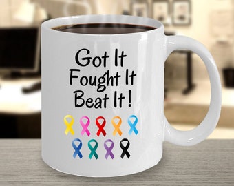 Beat Cancer Gift, Cancer Free Gift, Cancer Patient Gift, Stronger Than Cancer, Cancer Survivor Mug, Cancer Mug, Cancer Warrior Gift