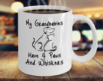 Pet Grandparent Gift, Dog Grandma Mug, Pet Grandpa Gift, Pet Grandma Gifts, Gift For Dog Grandma, Fur Baby Grandma, Dog Grandma, Cat Grandma