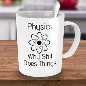 Funny Physics Gifts, Gift For Physicist, Science Mug, Gift For Physics Teacher, Scientist Gift, Gift For Physics Student, Funny Physics Mug