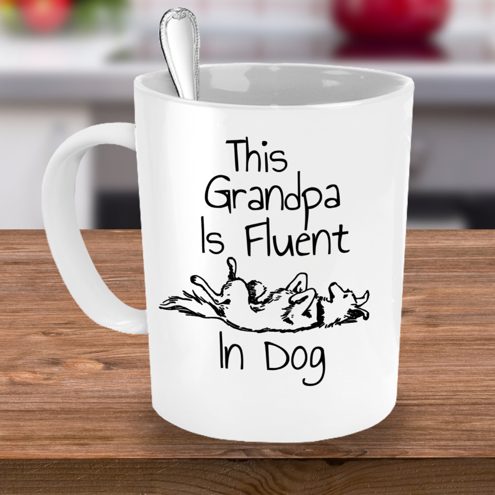 Dog Grandpa Mug Dog Grandparent's Gift Funny Dog Grandpa Etsy