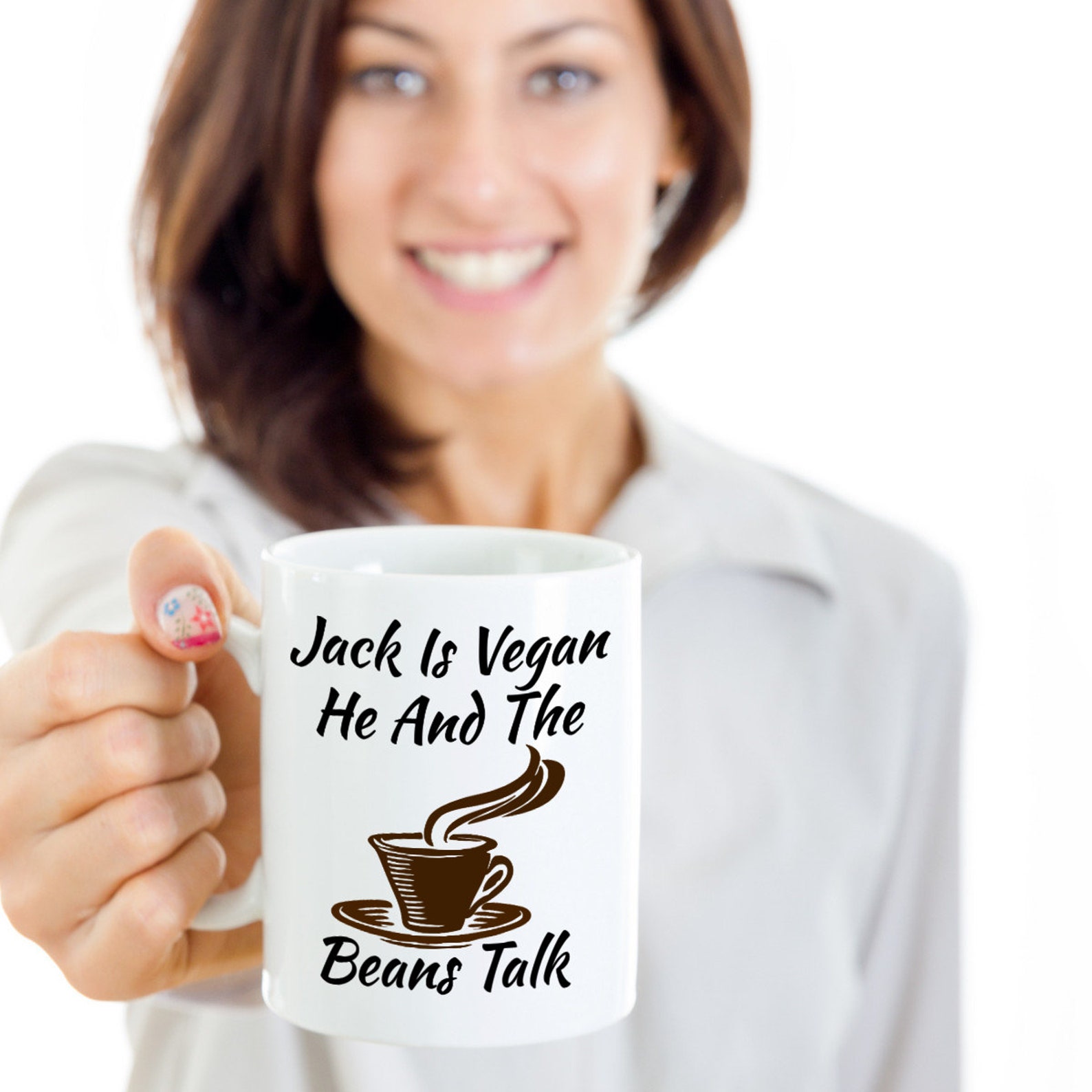 Funny Vegan Mug Vegan Gifts Eat More Plants CrueltyFree Etsy