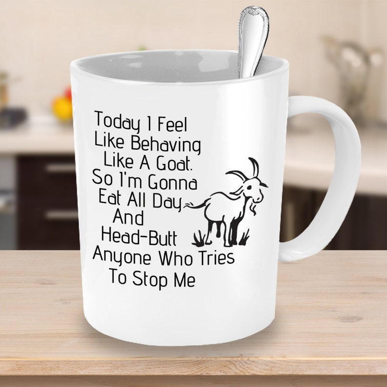Taza de regalo de cabra, taza de cabra, regalo de amante de la cabra, regalo de mamá de cabra, regalo para amante de la cabra, regalo divertido de cabra, regalo de papá de cabra, taza de animal de granja imagen 8