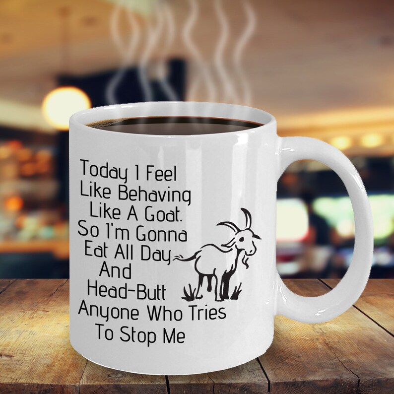 Taza de regalo de cabra, taza de cabra, regalo de amante de la cabra, regalo de mamá de cabra, regalo para amante de la cabra, regalo divertido de cabra, regalo de papá de cabra, taza de animal de granja imagen 4
