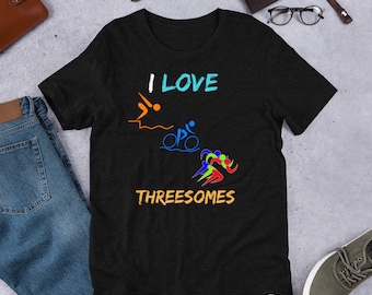 Herren Triathlon Shirt, Triathlet Geschenke, Schwimmen Bike Run, Geschenke für Triathleten, Triathlon Tee, Triathlon Geschenke, Ironman Shirt