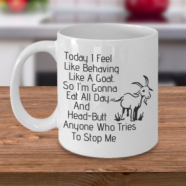 Taza de regalo de cabra, taza de cabra, regalo de amante de la cabra, regalo de mamá de cabra, regalo para amante de la cabra, regalo divertido de cabra, regalo de papá de cabra, taza de animal de granja imagen 5