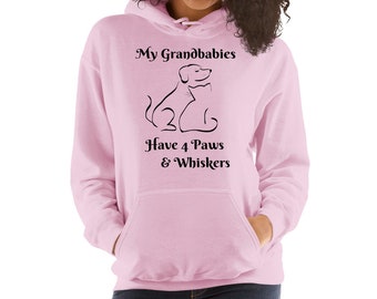 Dog Grandma Sweatshirt, Pet Grandparent Unisex Hoodie
