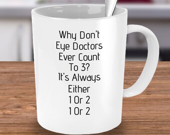 Regalo per ottico, regali per oculista, tazza optometrista, regalo per oculista, regalo oculista, regalo optometrista, tazza optometrista divertente
