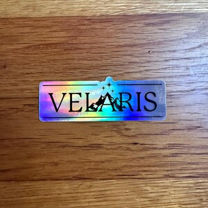 Velaris Sticker | ACOTAR Sticker | Holographic Velaris Sticker | Kindle ...