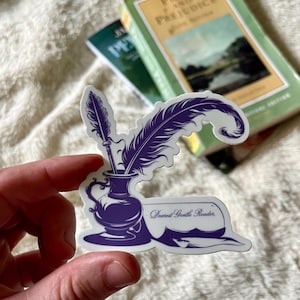 Bridgerton Sticker | Whistledown Sticker | Bookish Sticker | Kindle Reading Gift | Phone Waterbottle Laptop Decal | Regency Gift