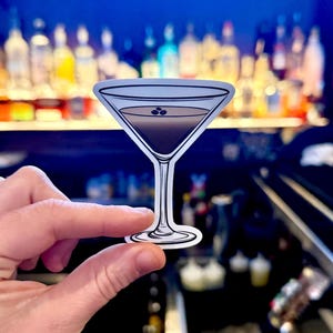 Espresso Martini Sticker | Espresso Martini | Coffee Martini | Bar Cart Series | Cocktail Drink Sticker | Mixed Drink Sticker |
