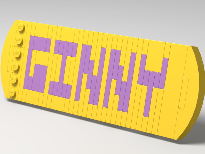 Custom LEGO Name Plate | Etsy