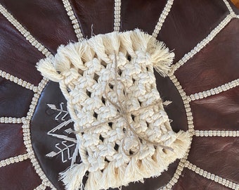 Macrame coasters