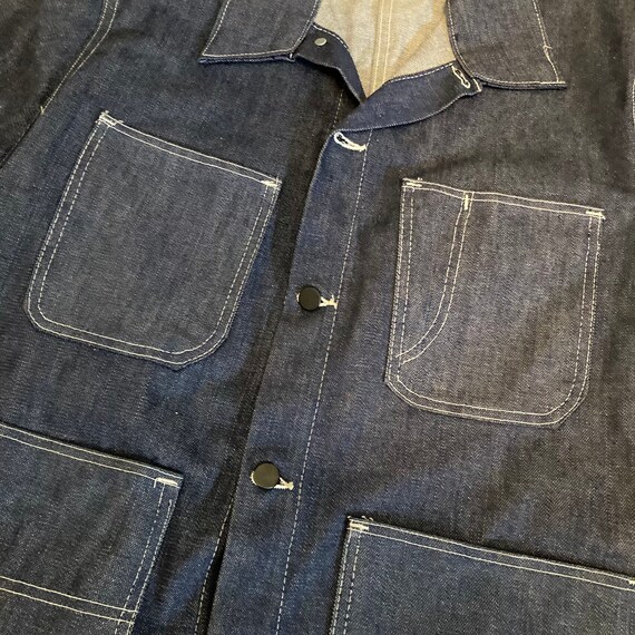 Vintage Circa 60s Universal Overall Co. Denim Chore C… - Gem