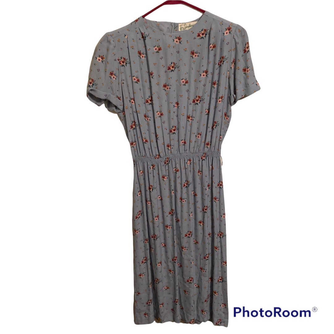 Vintage 90s Floral Granny Dress Etsy