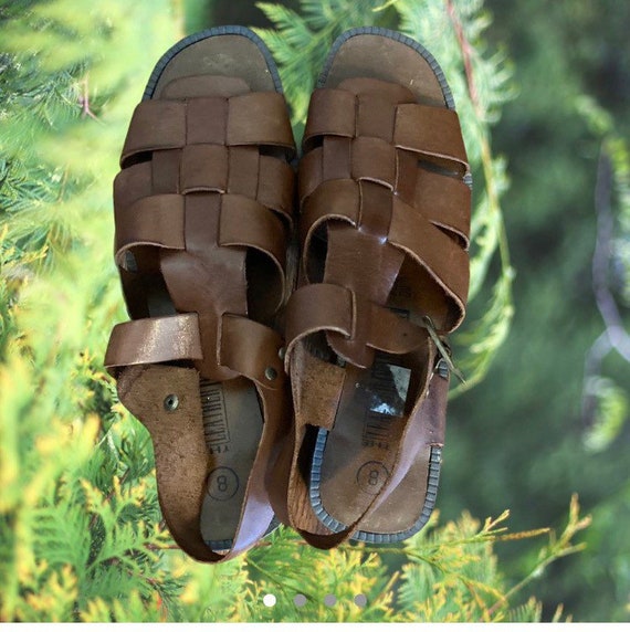 90s brown sandals