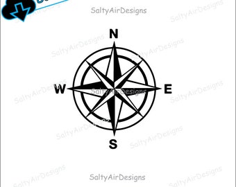 Compass Svg File Etsy