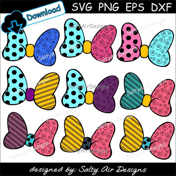 Download Free Sally Skellington Minnie Mouse Bow Svg Minnie Mouse Style Etsy SVG Cut Files