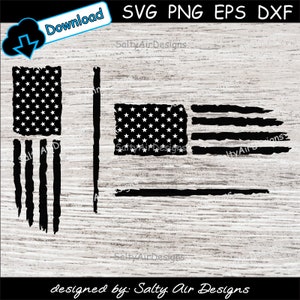 Personalize it - Distressed American Flag Digital Cut File  - Digital Files - Flag SVG - DXF - Flag EPS - png - Custom Flag Vector Clipart
