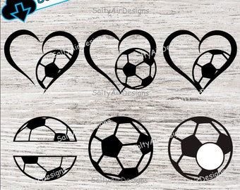 Soccer Ball Digital Cut Files Bundle - Digital Files - Soccer SVG -  DXF - Soccer ball EPS - Soccer png - Vector Soccer- Soccer Ball Clipart