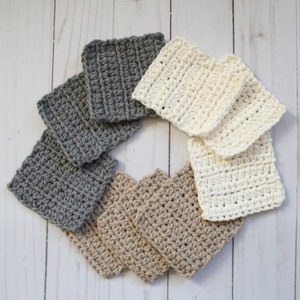 Reusable cotton squares | makeup remover pad | cotton face rounds | zero waste makeup | ecofriendly makeup | gift for her | gift for him