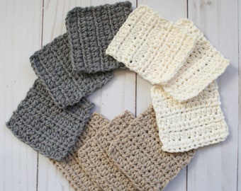Reusable Cotton Squares, Makeup Remover Pads, Zero Waste Beauty, Eco Friendly Skincare Pads, Washable Face Pads