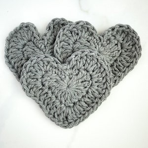 Cotton heart makeup remover pads | reusable cotton pads | eco-friendly toner | face scrubbies | face washing pads | compostable valentines