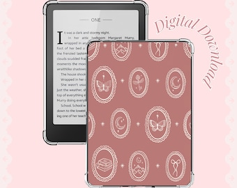 アストリア｜ファンタジーをイメージした気まぐれなKindle用挿入物（印刷可能）｜読書好きのガーリーな電子書籍リーダー装飾（デジタルダウンロード）