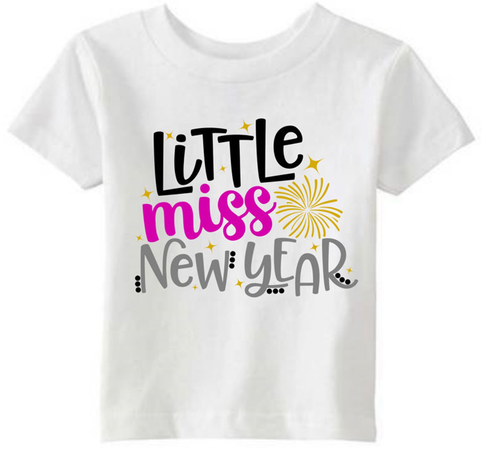 Little Miss New Year Kids New Years Shirt Baby New Year Etsy