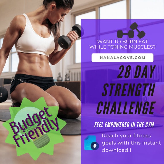 Body Transformation 8 Week Fitness Challenge Fat Loss Muscle Tone Lose  Weight Personal Trainer Program Strength Training PDF 