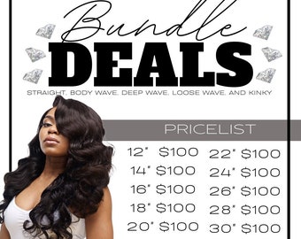 Flyer met DIY-bundeldeals