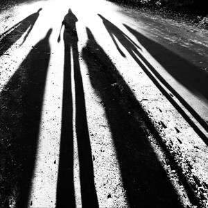 Shadows zombies silhouette people friends aliens photo prints photography
