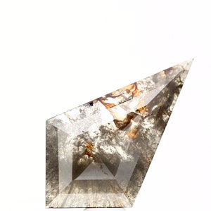 Stor salt- och peppardiamant! 9,62 ct fancy grå färg kitediamant! Naturlig lös diamant för förlovningsring, jubileumspresent till henne