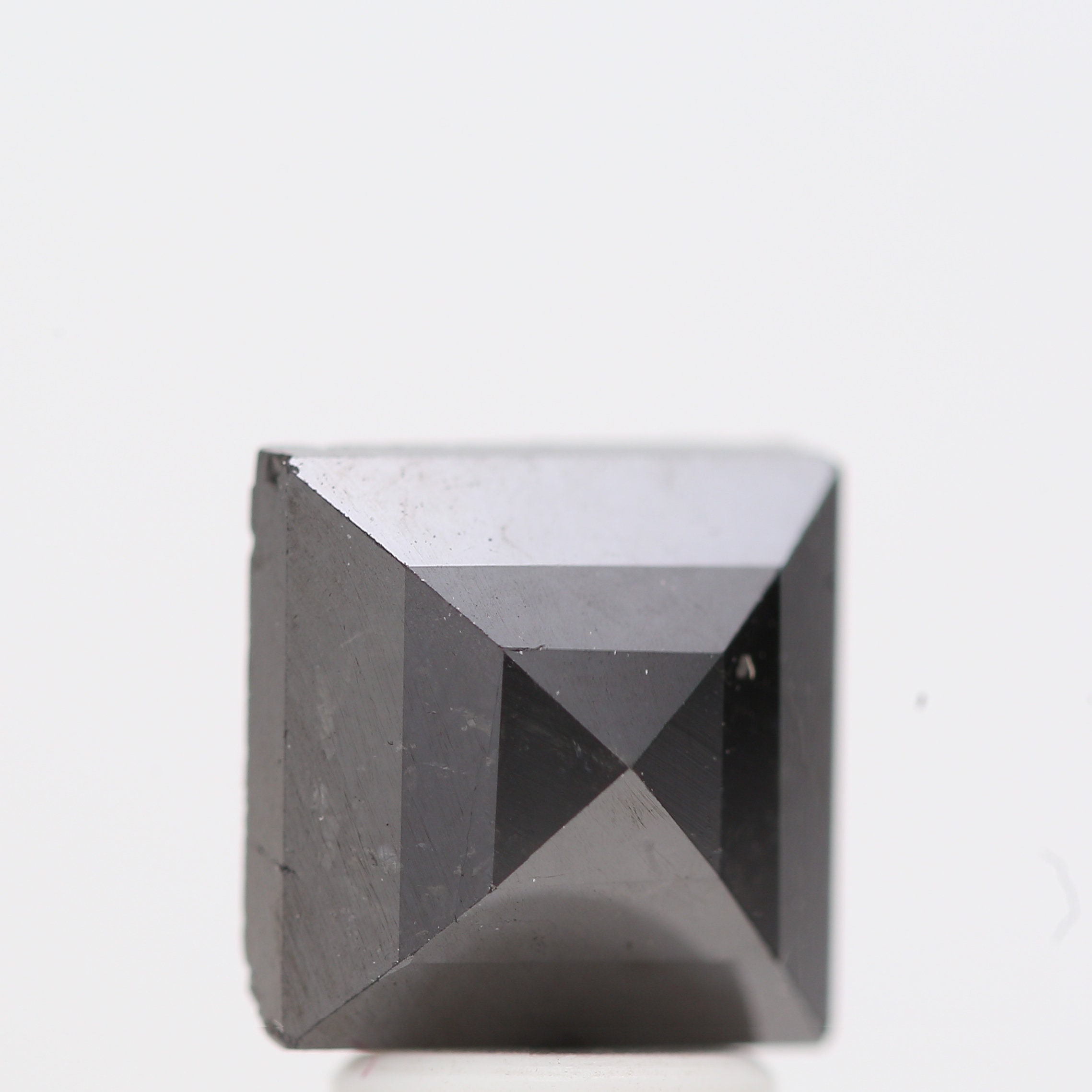 Square Diamond Natural Black Square Cut Diamond Rare Etsy