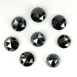 Natural Black Rose Cut Round Shape Diamonds Lot ! Size 2.00 to 3.00 MM 1.00 Carat Lot Loose Diamonds