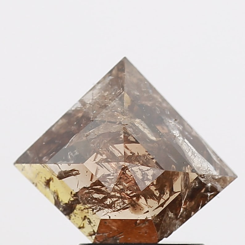 Natural Diamond Fancy Brown Color Diamond Cut Loose Diamond Wholesale Polished Diamond 1.11 Carat Natural Salt and Pepper Diamond