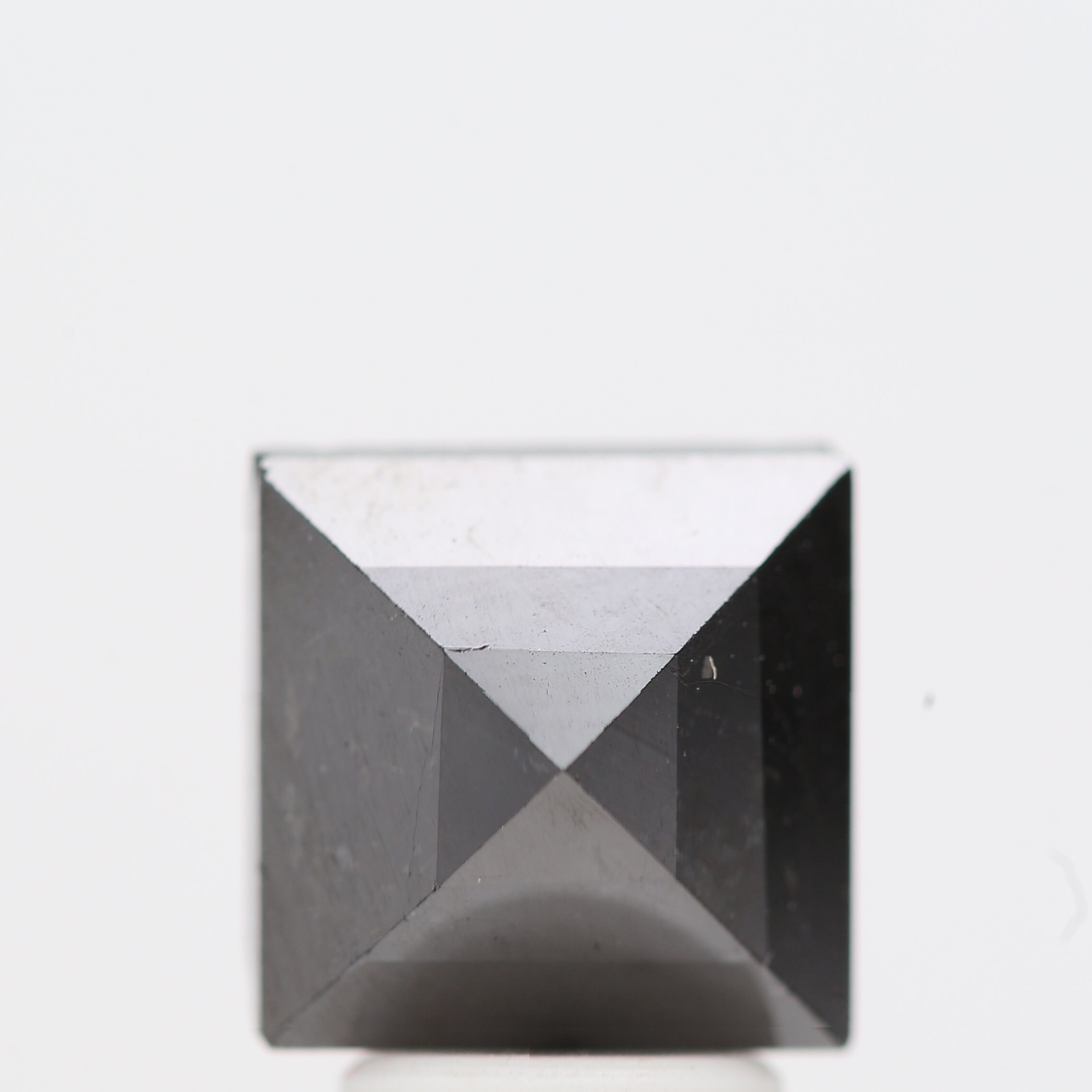 Square Diamond Natural Black Square Cut Diamond Rare Etsy