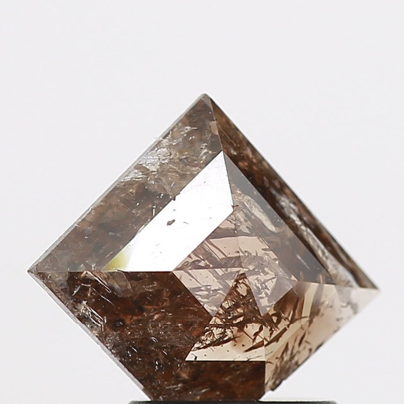 Natural Diamond Fancy Brown Color Diamond Cut Loose Diamond Wholesale Polished Diamond 1.11 Carat Natural Salt and Pepper Diamond