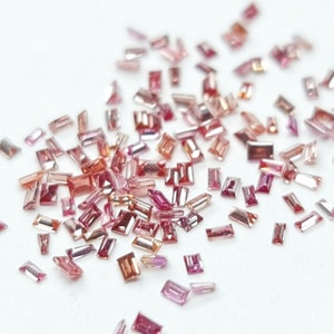 Pink Diamond - Natural Pink Diamond, Fancy Pink Color SI Clarity Baguette Diamond, Natural Loose Diamond, 1.30-1.50 MM Wholesale Diamond