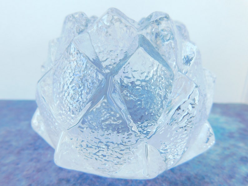 Vintage Orrefors Crystal Candle Holder Berit Johanson Design Etsy