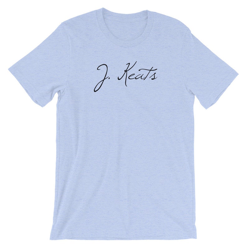 Classic Author Signature John Keats Short-Sleeve Unisex T-Shirt