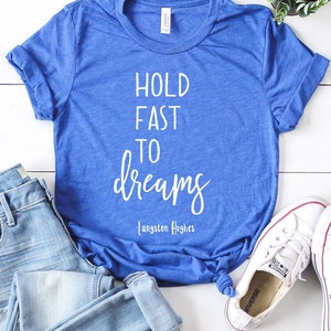 Hold Fast to Dreams - Langston Hughes - Short Sleeve Unisex T-shirt
