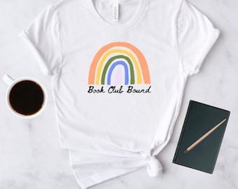 Book Club Bound - Reading Rainbow - Short Sleeve Unisex T-shirt